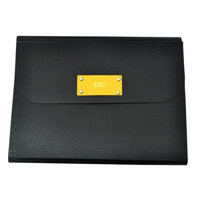 Pasta Sanfona A4 12 Divisoes Amarelo Reciclada Dac 658pp-am