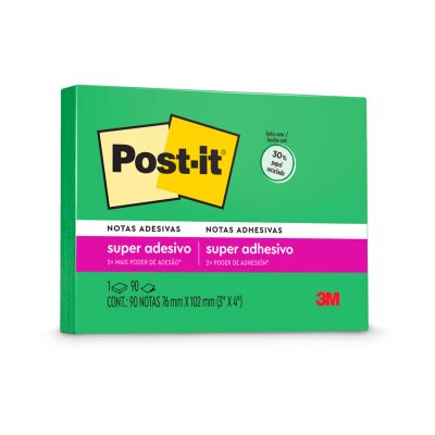 Post-it Verde 90 Fls 76 X 102mm 3m