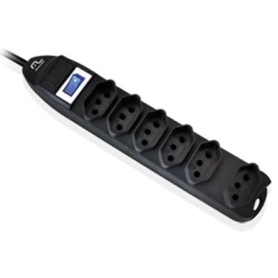 Filtro De Linha C/6 Tomadas Preto Wi221 Multi