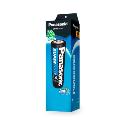 Pilha Comum Aa Super Um3sh 1,5v Shrink C/4 Un Panasonic