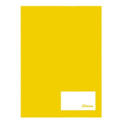 Caderno Linguagem Brochura Capa Dura 1/4 96fls Amarelo Foroni