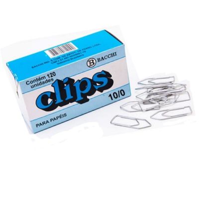 Clips N.10/0 Galvanizado Cx 120 Un Bacchi