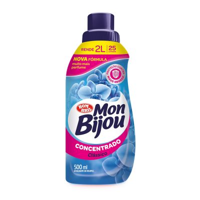 Amaciante P/ Roupas Concentrado 500ml Classico Mon Bijou Bombril