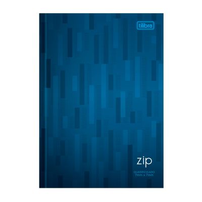 Caderno Quadriculado Brochura Capa Dura 1/4 7x7mm 96fls C/ Margem Zip Tilibra