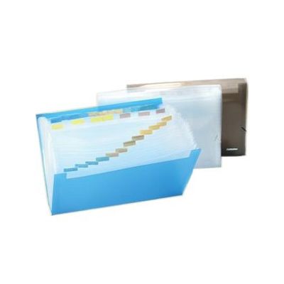 Pasta Sanfona Oficio 31 Divisoes Fume Line Polibras 91916