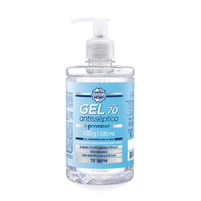 Alcool Gel Antisseptico 70% Umectante 500ml Premisse 10607