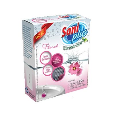 Pedra Sanitaria Floral Eco Linea 25g Saniplus 