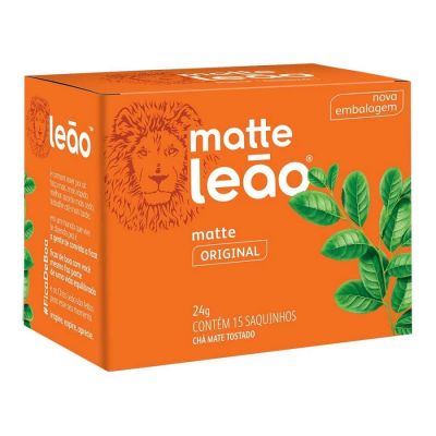 Cha Mate Natural C/15 Saquinhos Envelopados Leao