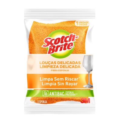 Esponja Multiuso Scotch Brite Nao Risca Laranja 3m