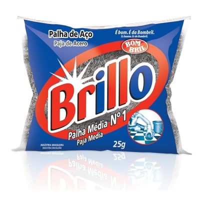 Palha De Aco Brillo Media N1 Bombril