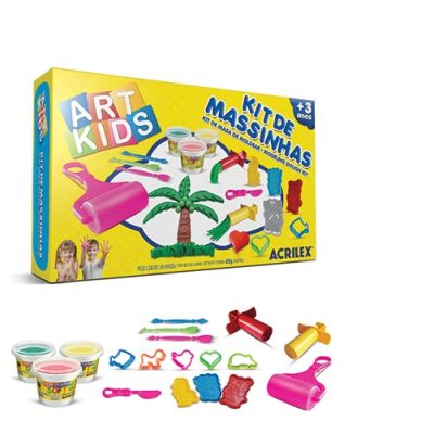 Massa De Modelar Kit De Massinhas 40005 Acrilex