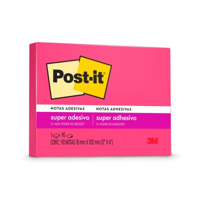 Post-it Rosa 90 Fls 76 X 102mm 3m