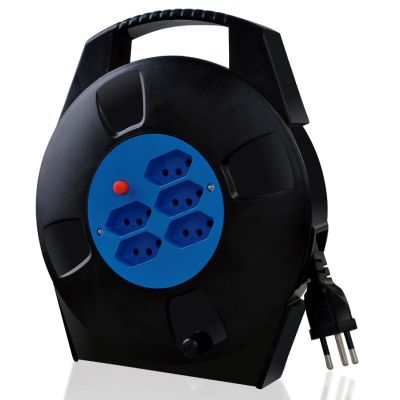 Extensao 5 Tomadas C/10m Retratil Wi279 Multilaser