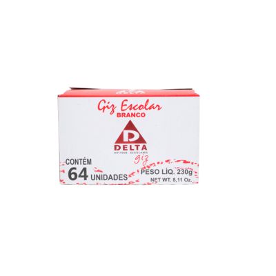 Giz Branco C/64 Palitos Delta