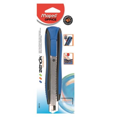 Estilete 18mm Metal Largo Zenoa Maped 86110