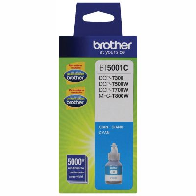 Refil De Tinta Brother Bt5001c Ciano Original