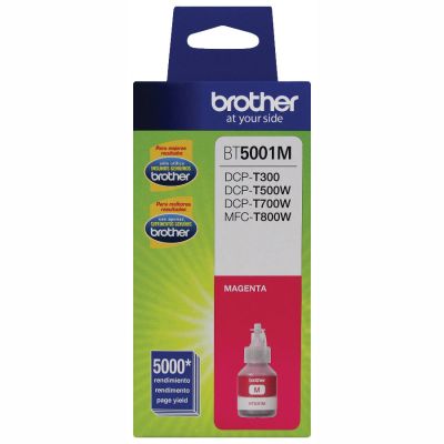 Refil De Tinta Brother Bt5001m Magenta Original