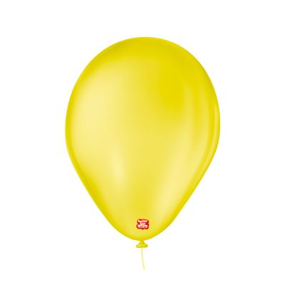 Balao Liso Amarelo Citrino Nº7 C/50un Sao Roque