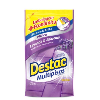 Limpa Piso Multipisos Sache 500ml Destac
