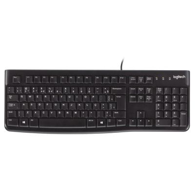 Teclado Com Fio Usb K120 Preto 920-004423 Logitech