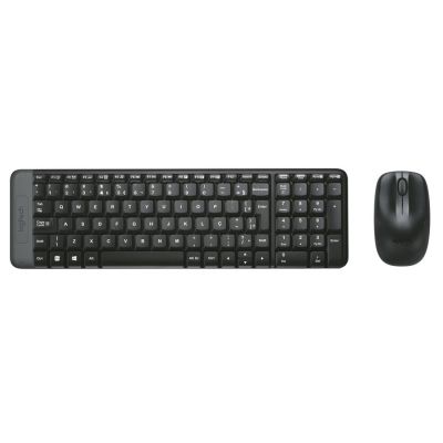 Teclado E Mouse Sem Fio Mk220 920-004431 Preto Logitech