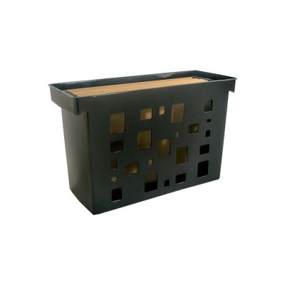 Caixa Arquivo Dellocolor C/6 Pastas Suspensas Preto Dello 0330.p