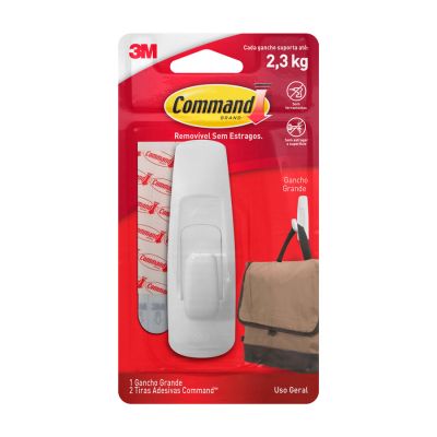 Gancho Command Grande C/adesivo C/1 3m