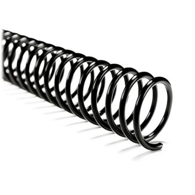 Espiral 17 Mm P/100fls Preto Plaspiral C/12