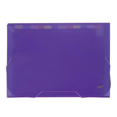 Pasta Sanfona A4 12 Divisoes Lilas Dac 6090pp-ll