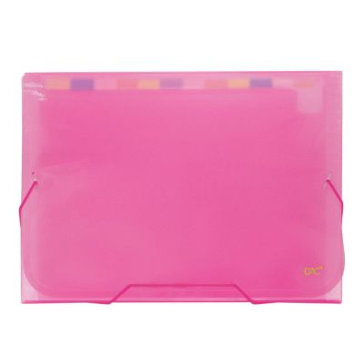 Pasta Sanfona A4 12 Divisoes Rosa Dac 6090pp-rs