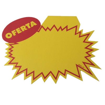 Cartaz Preco Splash 15 X 20,7cm - Oferta C/25 Un. Mod.03