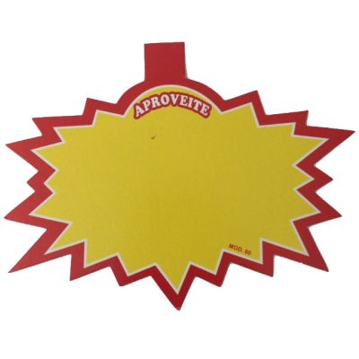 Cartaz Preco Splash 18 X 13cm - Aproveite C/25 Un. Mod.60