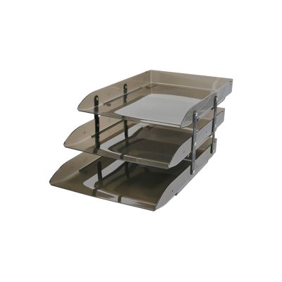 Caixa Correspondencia Tripla Articulavel Fume Dello 3044.i