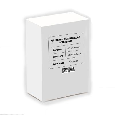 Refil Para Plastificacao 303 X 426mm 250 Micras C/100  Mares (a3)