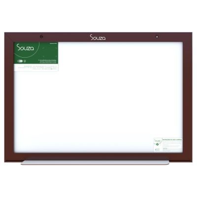 Quadro Branco 40 X 60 Madeira Tabaco 6200 Souza