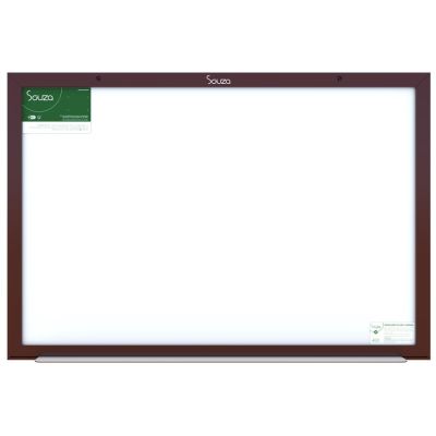 Quadro Branco 60 X 90 Madeira Tabaco 6201 Souza