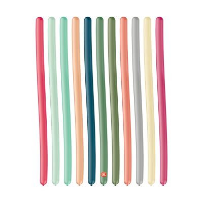 Balao Tipo Canudo 260 Sortido C/50un Sao Roque