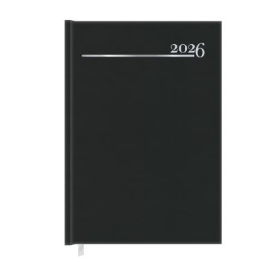Agenda 2026 Diaria Executiva Safira Preta R730pt 13,8 X 20cm 352fls Redoma