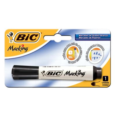 Caneta Quadro Branco Preta Bls C/1 Bic