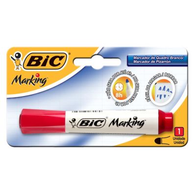 Caneta Quadro Branco Vermelha Bls C/1 Bic