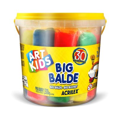 Massa De Modelar Kit De Massinhas 40023 Balde Grande Acrilex