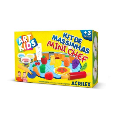 Massa De Modelar Kit De Massinhas 40008 Mni Chef Acrilex