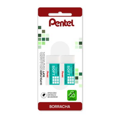 Borracha Tecnica Hi-polymer Soft Sm/zes05-2 Bls C/2 Pentel
