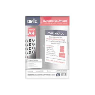 Quadro Multiuso A4 Cristal Dello 0534.h