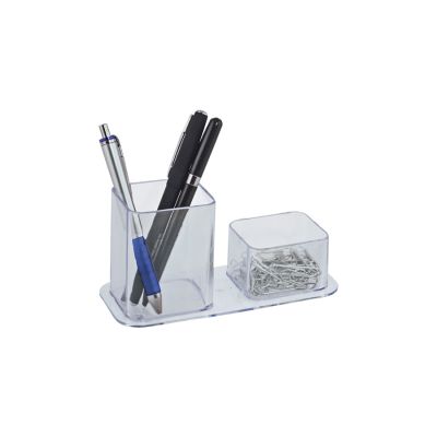 Porta Lapis E Clips Dellocolor Cristal Dello 3030.h