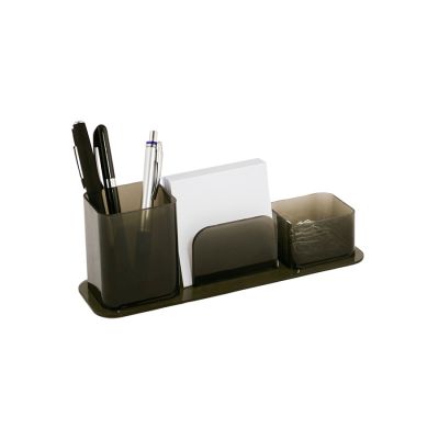Porta Lapis Clips E Lembrete Dellocolor Fume Dello 3031.i