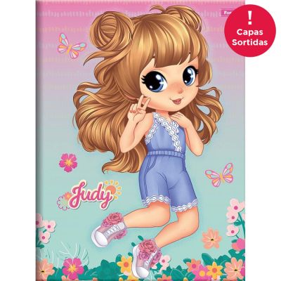 Caderno Linguagem Brochurao Capa Dura 48fls Judy Foroni