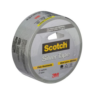 Fita Adesiva Silver Tape 45mm X 25m Tape Cinza 3939 3m