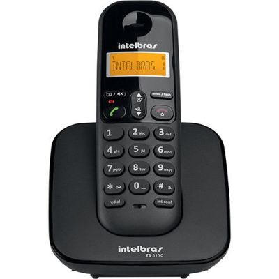 Telefone Sem Fio Ts3110 Preto Intelbras
