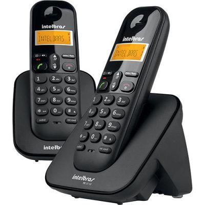 Telefone Sem Fio Ts3112 + 1 Ramal Preto Intelbras